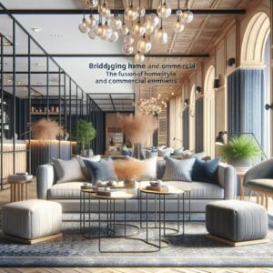 מעיצוב הבית לחללים מסחריים: כיצד הום סטיילינג ומסחרי משתלבים יחדיו